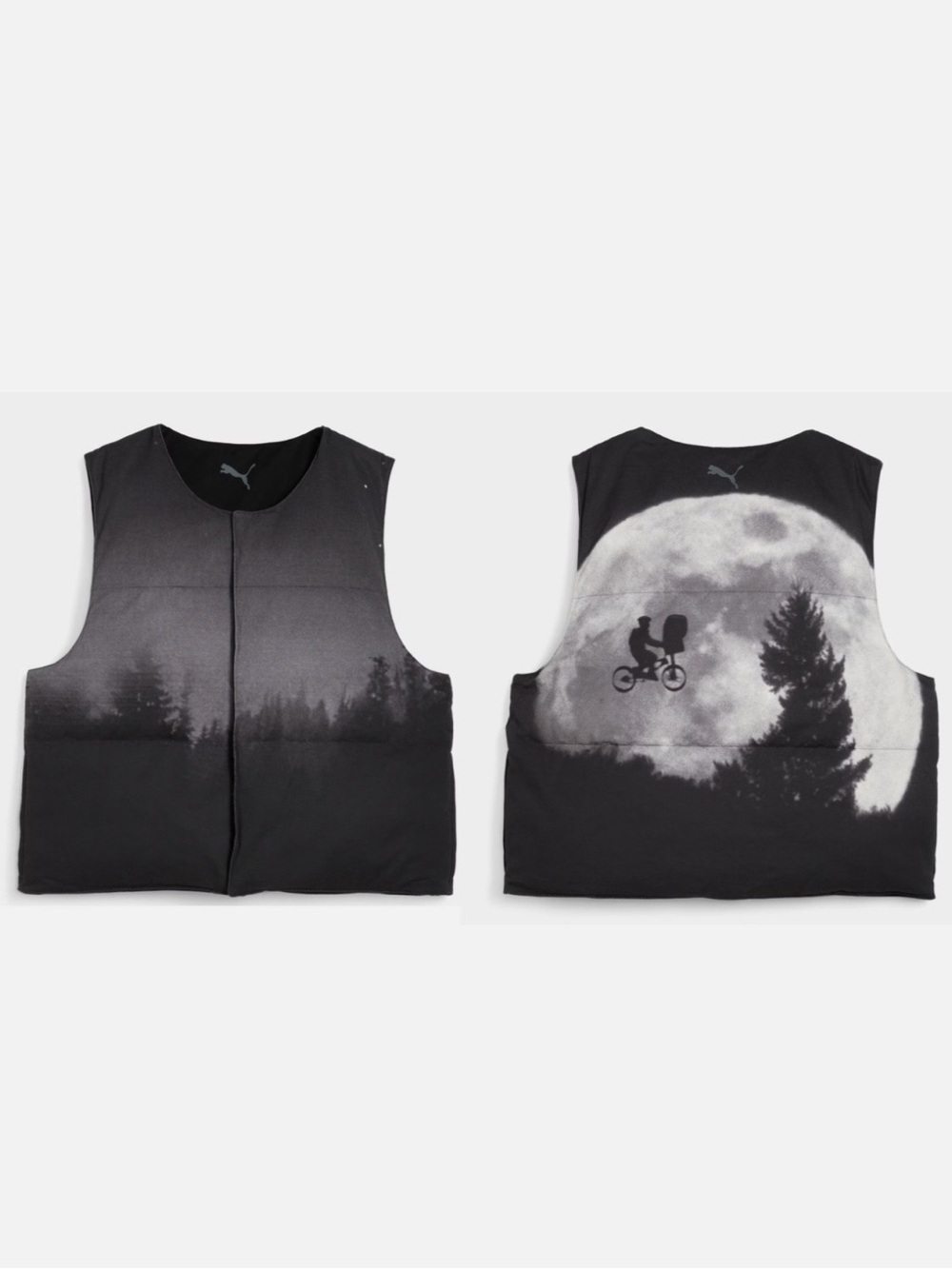 NWT PUMA Hoops x E.T. Men's Reversible Puffer Vest XXL